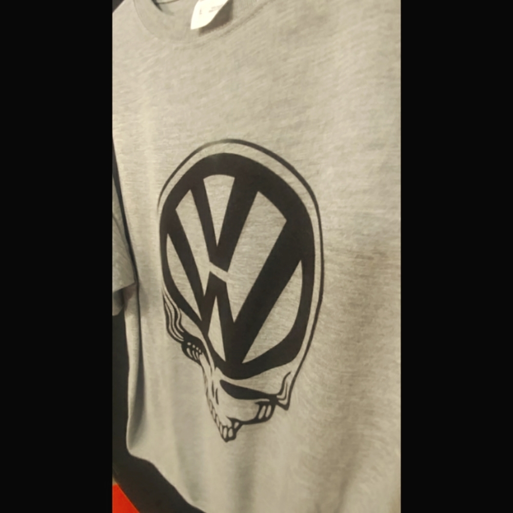 ZJD VW Stealie Parody Grateful Dead Volkswagen Shakedown T-shirt LP